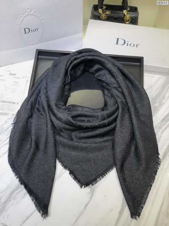 Top Quality Brand Fake Dior Scarf Women Winter Cashmere Thick Autumn Warm Shawls 35